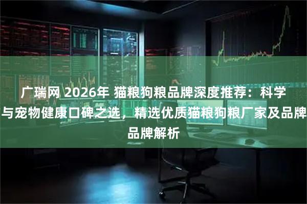广瑞网 2026年 猫粮狗粮品牌深度推荐：科学配方与宠物健康口碑之选，精选优质猫粮狗粮厂家及品牌解析